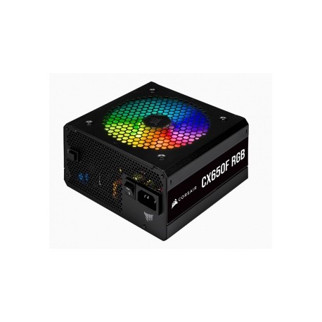 Fuente de Poder Corsair CX650F 80 PLUS Bronze, 24-pin, 120mm, 650W, Negro