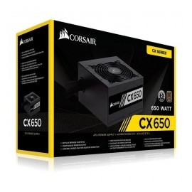 Fuente de Poder Corsair CX650 80 PLUS Bronze, ATX, 120mm, 650W, Negro