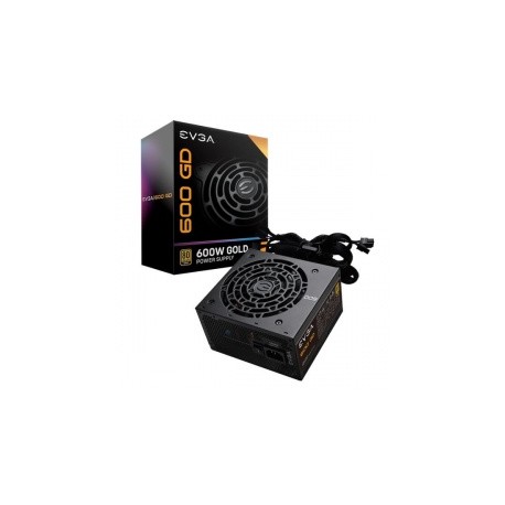 Fuente de Poder EVGA 600 GD 80 PLUS Gold, 24-pin ATX, 120mm, 600W