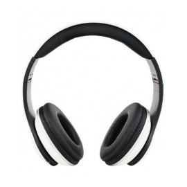 Necnon Audífonos con Micrófono NBH-01R, Bluetooth, Alámbrico/Inalámbrico, 3.5mm, Blanco/Negro