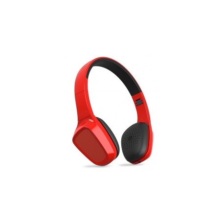 Energy Sistem Audífonos con Micrófono Headphones 1, Bluetooh, Inalámbrico, Rojo