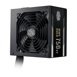 Fuente de Poder Cooler Master MWE GOLD 750 V2 80 PLUS Gold, 24-pines ATX, 120mm, 750W