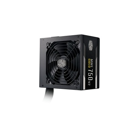 Fuente de Poder Cooler Master MWE GOLD 750 V2 80 PLUS Gold, 24-pines ATX, 120mm, 750W