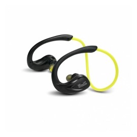 Klip Xtreme Audífonos Deportivos con Micrófono Athletik X, Bluetooth, Inalámbrico, Negro/Amarillo