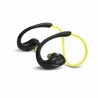 Klip Xtreme Audífonos Deportivos con Micrófono Athletik X, Bluetooth, Inalámbrico, Negro/Amarillo