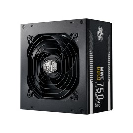 Fuente de Poder Cooler Master MWE Gold 750-V2 80 PLUS Gold, 24 pin ATX, 120mm, 750W