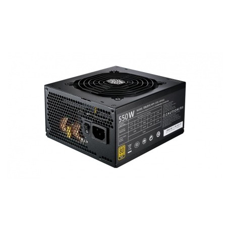 Fuente de Poder Cooler Master MWE GOLD 550 80 PLUS Gold, 24-pines ATX, 120mm, 550W