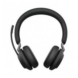 Jabra Audífonos con Micrófono Evolve2 65 MS Stereo, Bluetooth, Inalámbrico, 1.2 Metros, USB, Negro