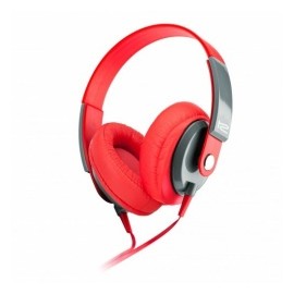 Klip Xtreme Audífonos con Micrófono Obsession, Alámbrico, 1.2 Metros, 3.5mm, Rojo