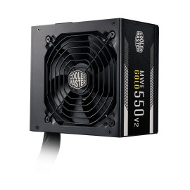 Fuente de Poder Cooler Master MWE Gold 550 - V2 80 PLUS Gold, 24-pin ATX, 120mm, 550W