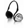 Genius Audífonos con Micrófono BT-02N, Bluetooth Inalámbrico, Plata