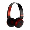 Getttech Audífonos con Micrófono Synergy, Alámbrico, 1.2 Metros, 3.5mm, Negro/Rojo