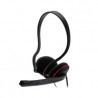 Acteck Audífonos con Micrófono A10, Alámbrico, 1.5 Metros, 3.5mm, Negro
