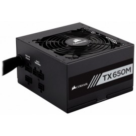 Fuente de Poder Corsair TX650M 80 PLUS Gold, 20+4 pin ATX, 120mm, 650W