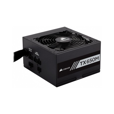 Fuente de Poder Corsair TX650M 80 PLUS Gold, 20+4 pin ATX, 120mm, 650W