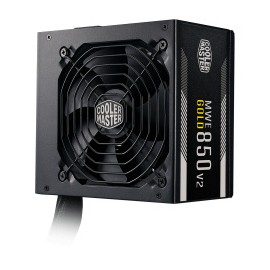 Fuente de Poder Cooler Master MWE Gold 850 - V2 80 PLUS Gold, 24-pin ATX, 120mm, 850W