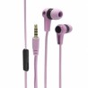 Steren Audífonos Intrauriculares con Micrófono AUD-066, Alámbrico, 1.2 Metros, 3.5mm, Rosa