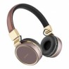 Steren Audífonos con Micrófono AUD-800, Bluetooth, Inalámbrico, USB, Café