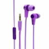 Steren Audífonos Intrauriculares con Micrófono AUD-066, Alámbrico, 1.2 Metros, 3.5mm, Morado