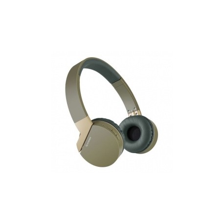 Steren Audífonos con Micrófono AUD-799, Bluetooth, Inalámbrico, Verde/Negro