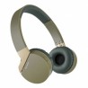 Steren Audífonos con Micrófono AUD-799, Bluetooth, Inalámbrico, Verde/Negro