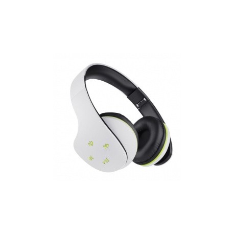 Steren Audífonos con Micrófono Ultra Confort, Bluetooth, Inalámbrico, Negro/Blanco