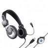 Steren Audífonos Multimedia con Micrófono AUD-532, Alámbrico, USB, Negro