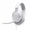JBL Audífonos Gamer con Micrófono Quantum 100 para PC/Nintendo Switch/Xbox One/PS4, Alámbrico, 3.5mm, Blanco