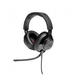 JBL Audífonos Gamer con Micrófono Quantum 300 para PC/Nintendo Switch/Xbox Series S|X/PS5, Alámbrico, 3.5mm, Negro