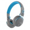 JLAB Audífonos con Micrófono Studio, Bluetooth, Inalámbrico, Gris/Azul